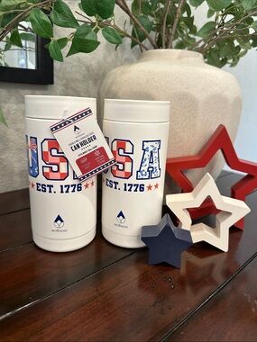 Wellness White USA Can Holder - Patriotic EST. 1776 Insulated Cooler